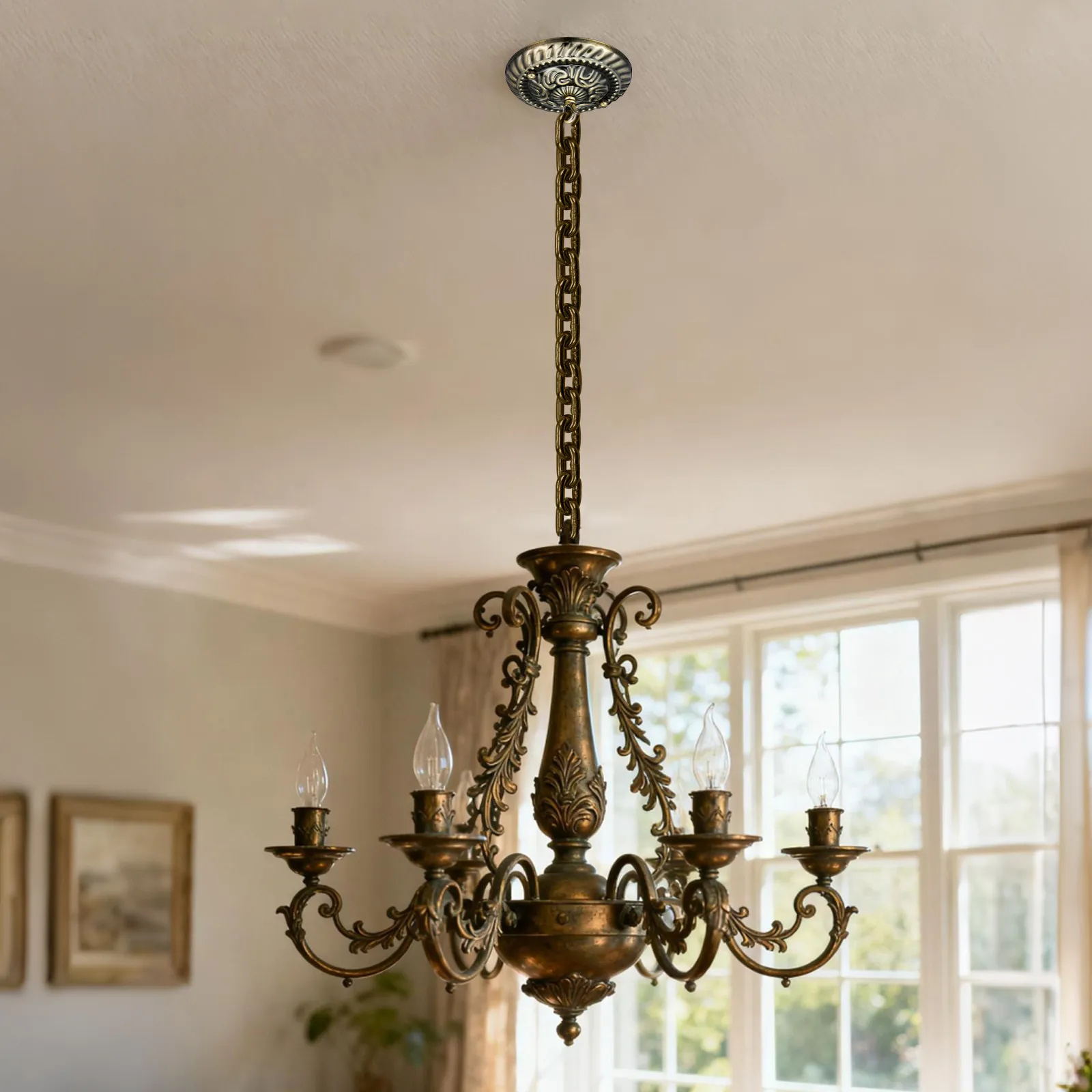 Heavy Duty Ceiling Hook Solid Fixture Mounting Bracket Expansion Screws Bow Shaped Ceiling Cover Plate Chandelier