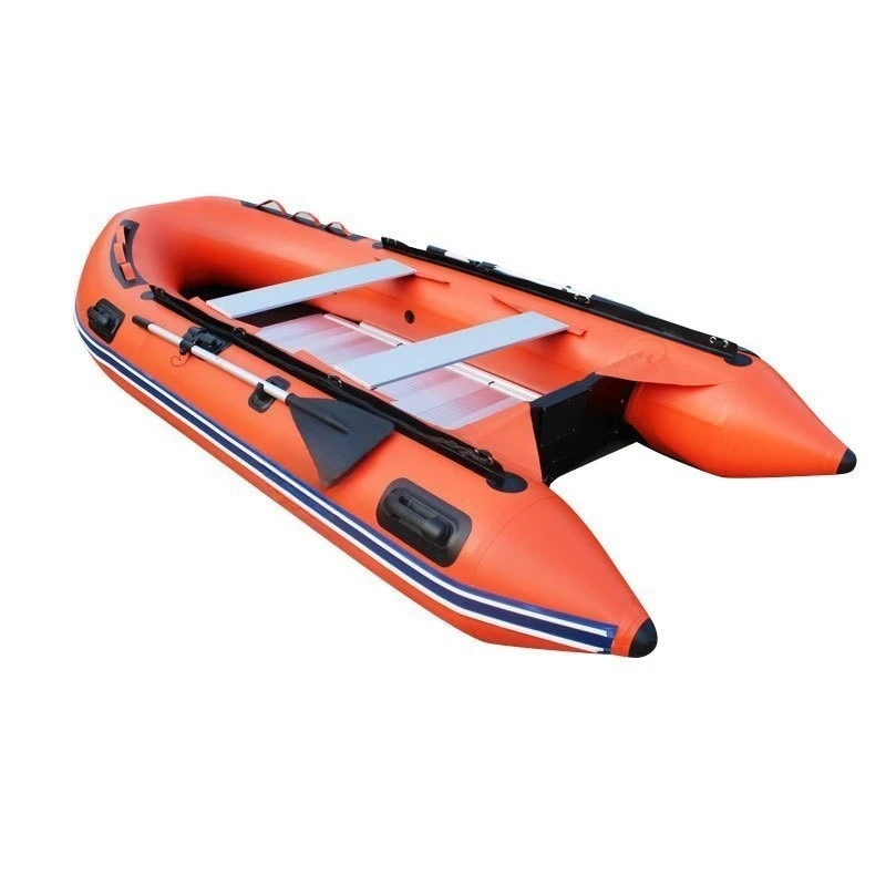 Fire Emergency Assault Boat Aluminum Alloy Bottom Rubber Boat Flood Control Wear-resistant Rescue Boat