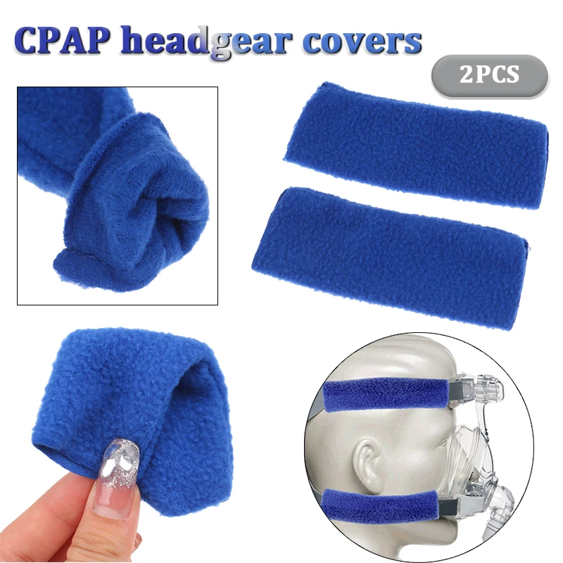 2PCS Cpap Headband Cover Mask Cover Face Suede Face Pad Sleep Mask Cushion Soft Mask Accessories For Face Pressure Relief