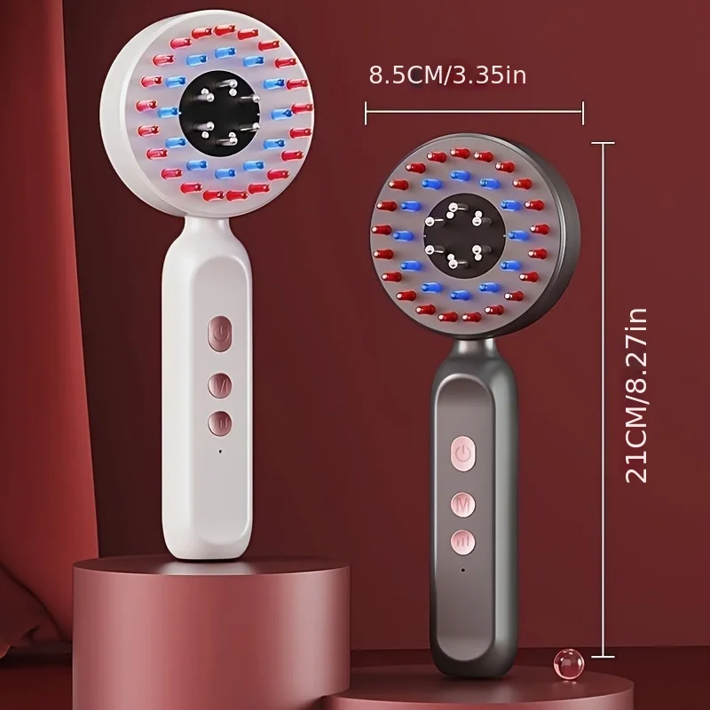 Multifunctional Liquid Delivery Head Massage Brush Electric Scalp Massage Comb Scalp Care Massager Birthday Gifts for Women