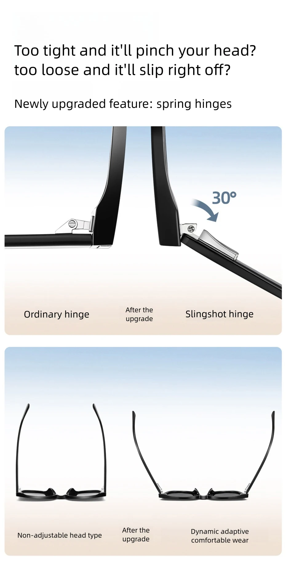 CAPONI Polarisierte Männer Sonnenbrille Outdoor Fahren Einteilige Linsen Quadratische Sonnenbrille Anti Glare UV400 Schützen Schwarz Schatten CP35709 – Detail 7