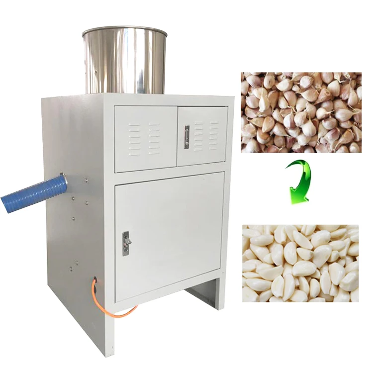 FOODLINE Mini Automatic Garlic Peeler Anti-block Feed Hopper Easy Clean SUS304 Chamber For New Farmers
