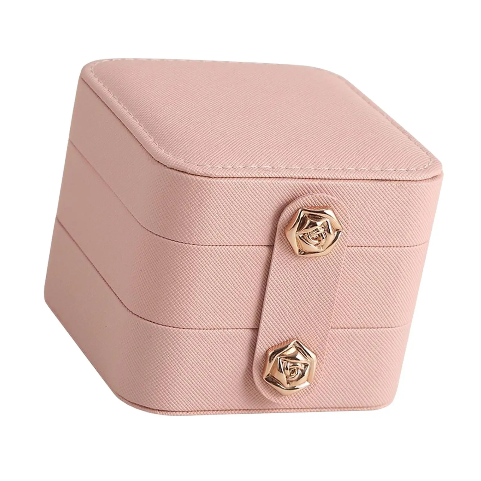 Travel Jewelry Box, Multifunctional PU Leather Holder for Necklaces Rings Girlfriend