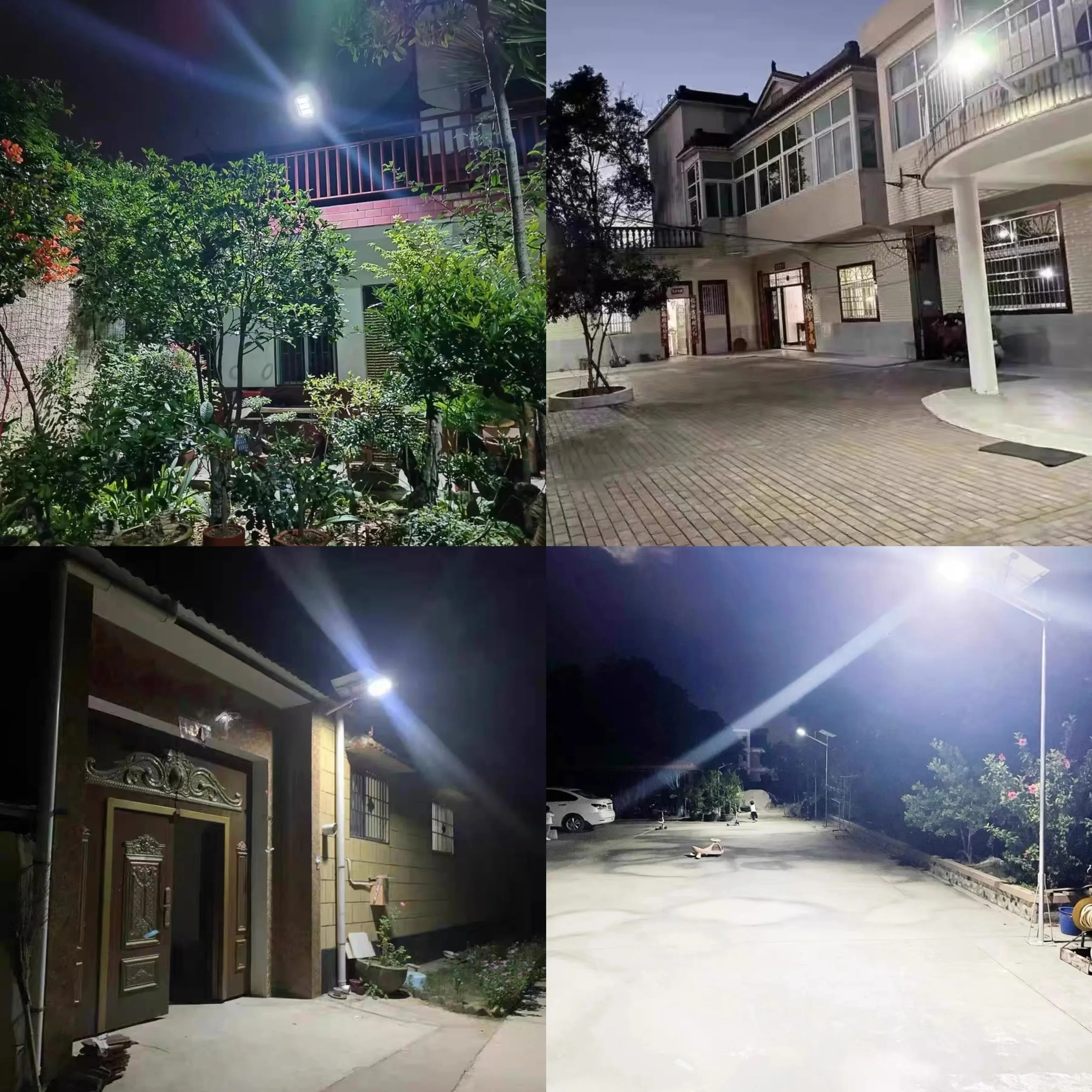 Le più recenti luci a LED solari 9900LM lampada solare da esterno del sensore di movimento 4 modalità impermeabile IP65 Solar Garden Light Street