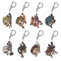 6cm Identity V Anime Character Model Acrylic Keychains Woman Cute Cartoon Bag Pendant Decoration Key Chain Fans Christmas Gifts