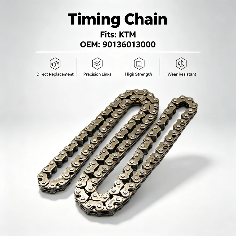 Timing Cam Chain For KTM 125 Duke 200 Duke RC125 RC125 ABS RC200 RC200 ABS 2011-2024 OEM:90136013000 Accessories