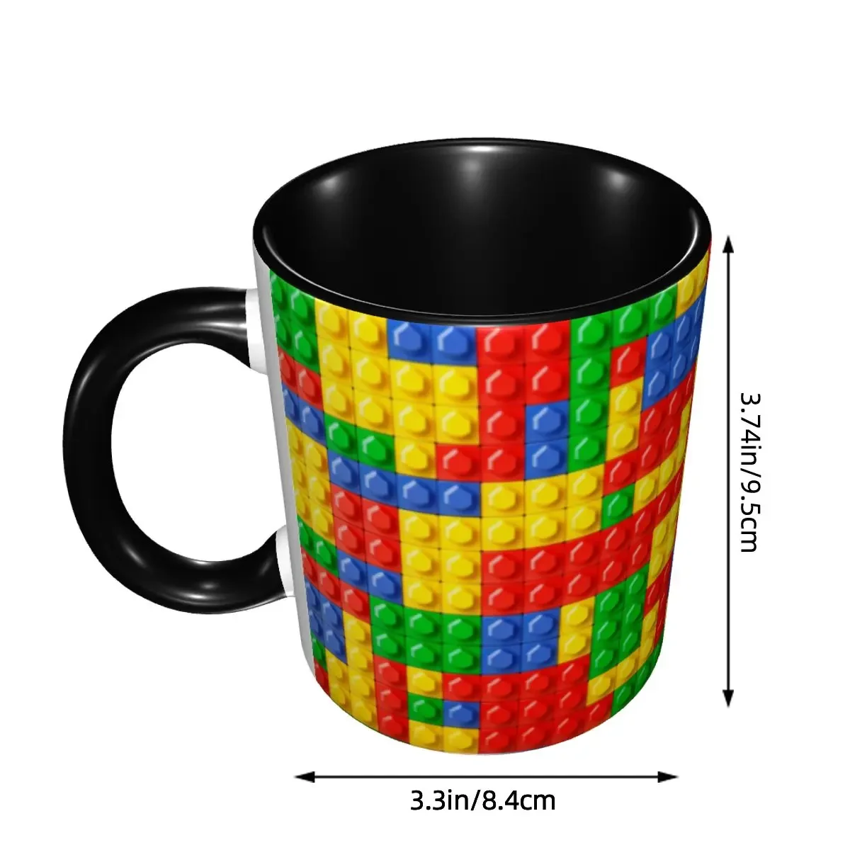 Brick Builder Blocks Master Builder Coffee Mugs DIY Custom Ceramic Milk Tea Mug Cup