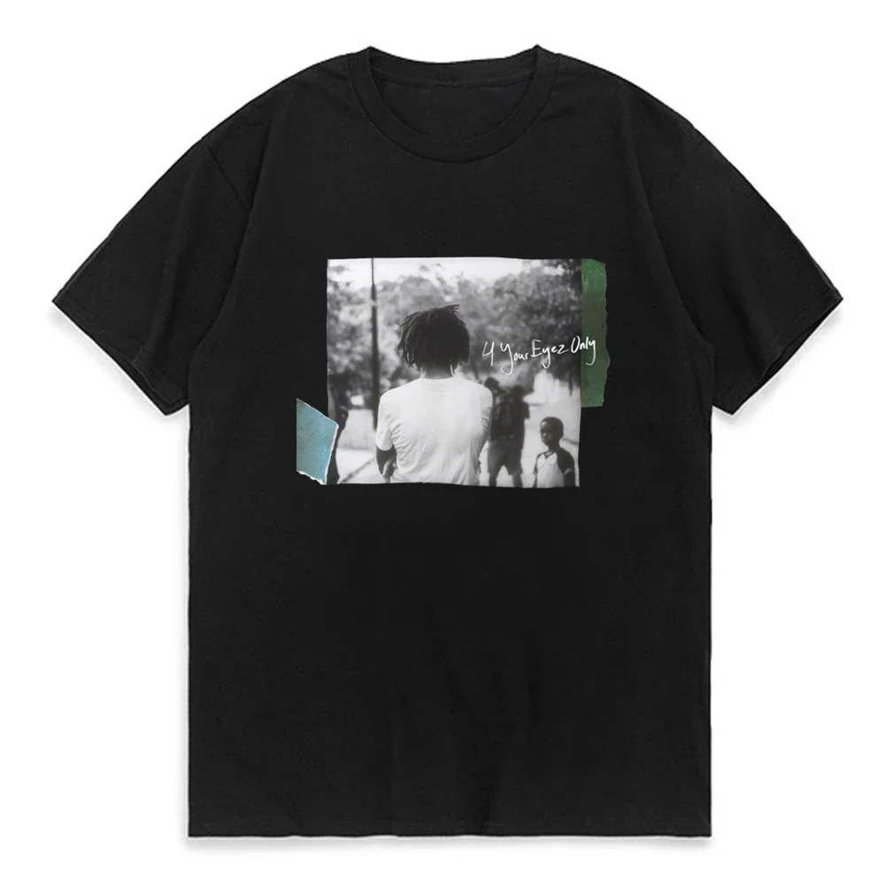 

J Cole - 4 Your Eyez Only - Black T-Shirt Fashion summer Short Sleeve 100 % Cotton Hot Sale Men T Shirt Fashion Top Tee