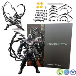 Ml Agent Venom Figurka Kaiyodo Revoltech Figurka Pvc Ruchoma Kolekcja Eugene Thompson Ko Model Zabawka Gfit