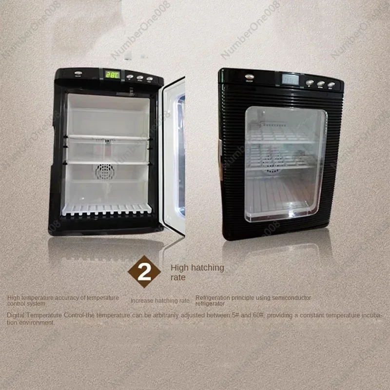 25L Reptile Incubator Digital Incubator Science Laboratory Incubator Cooling and Heating 5-60C Suitable for Reptiles