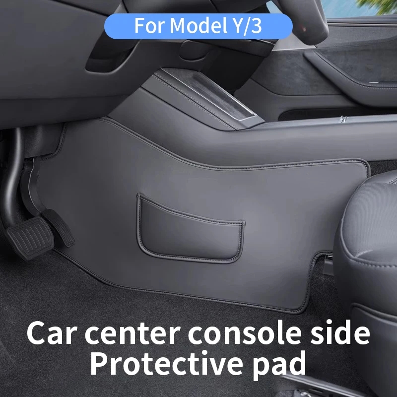 

For Model Y Car center console side Protective pad special car customization ensures a seamless fit without lifting the edges
