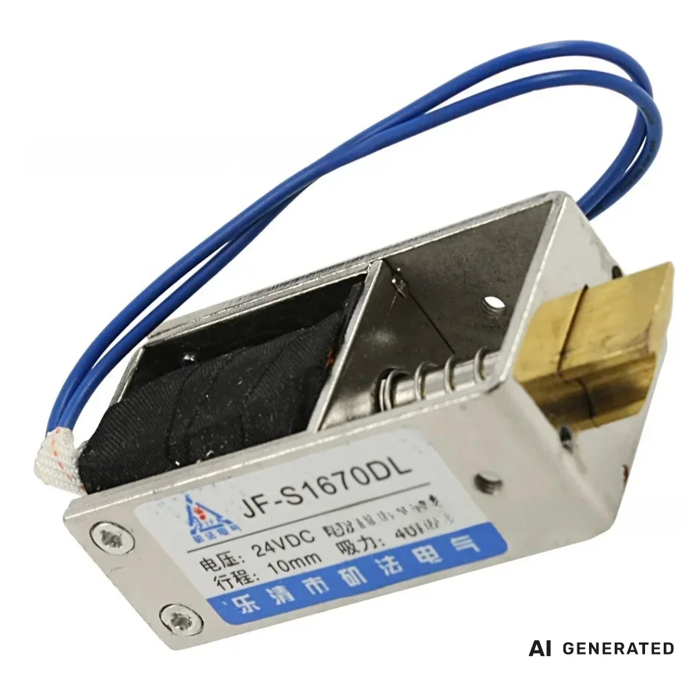 Frame-Type DC Electromagnet JF-S1670DL for Door Lock 12V/24V Electromagnetic Absorber with Frame for Security Hardware