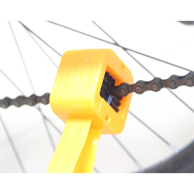Mountain Bike Chain Clean Brush Bicycle Cycling Clean Kit  Motorcycle Washer Brush Scrubber Tool