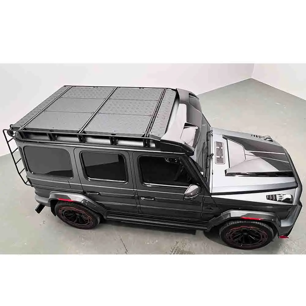2019+ W464 Luggage Rack with Ladder G500 G63 G400 G350 4X4 Universal Roof Rack Baggage Holder Easy Installation Auto Parts