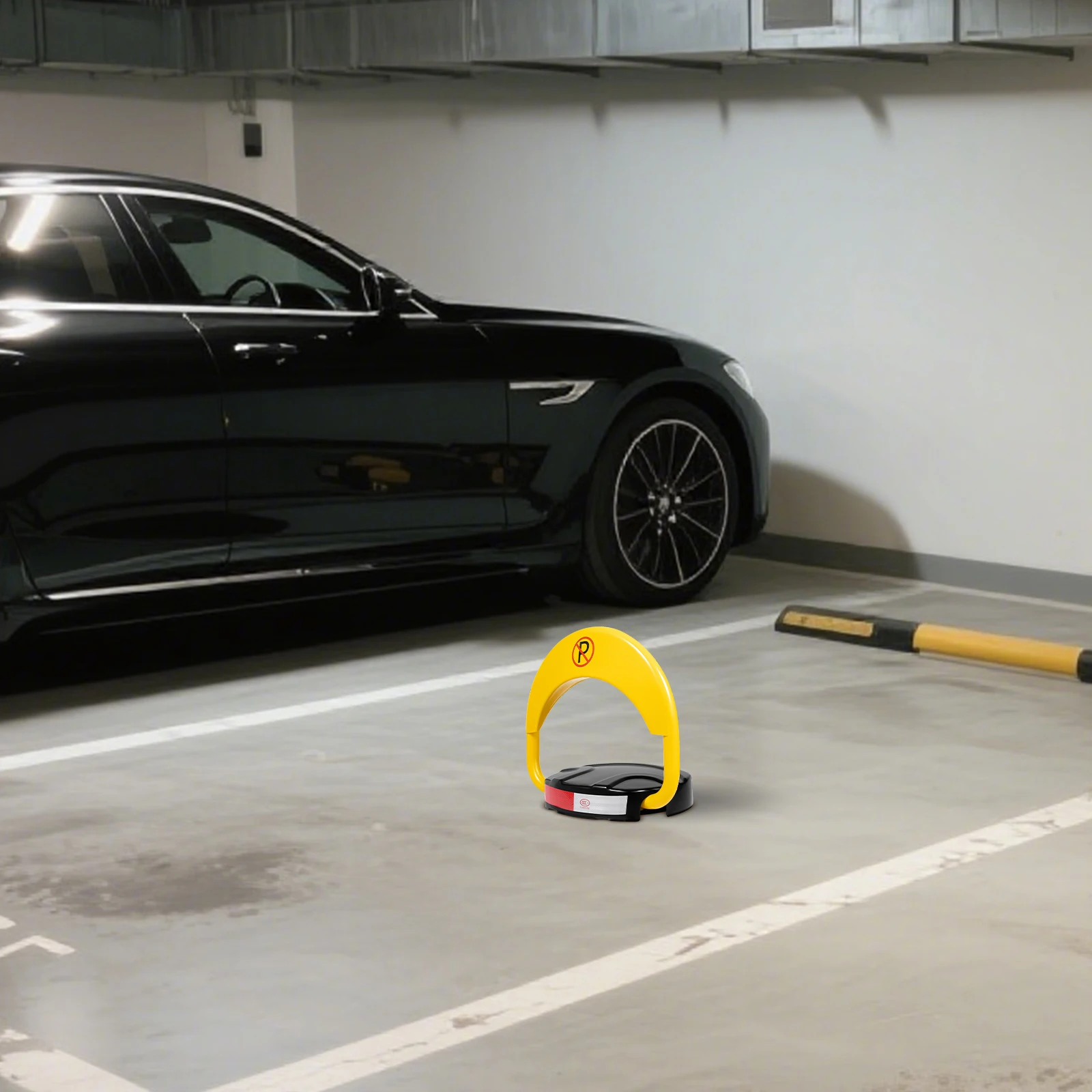 Heavy Duty Remote Control Parking Lock with Alarm, IP67 Waterproof, 2T Capacity, for Outdoor Private & Commercial Use