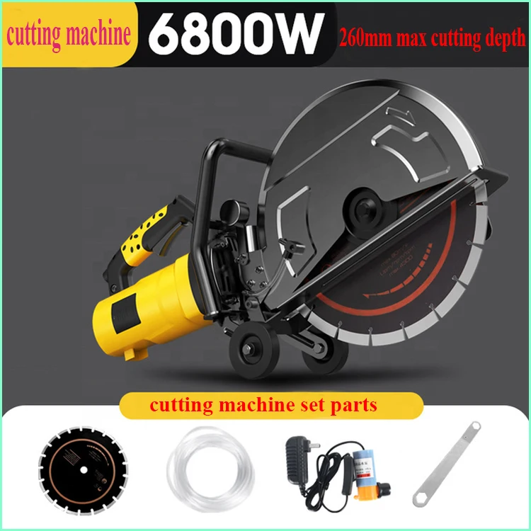 Electric Cut Off Saw Cutter 6800 W Portable saw Cutter Stone cutter 260 mm for granite brick