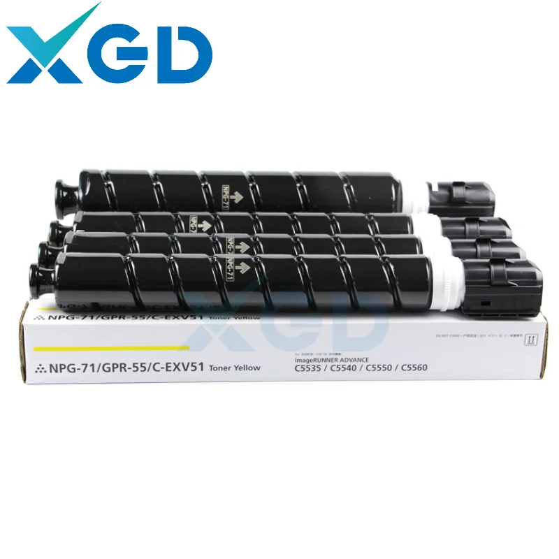 

Higher Quality Toner Cartridge NPG-71 GPR-55 C-EXV51 for Canon IR ADV C5560 C5550 C5540 C5535 CMYK Toner