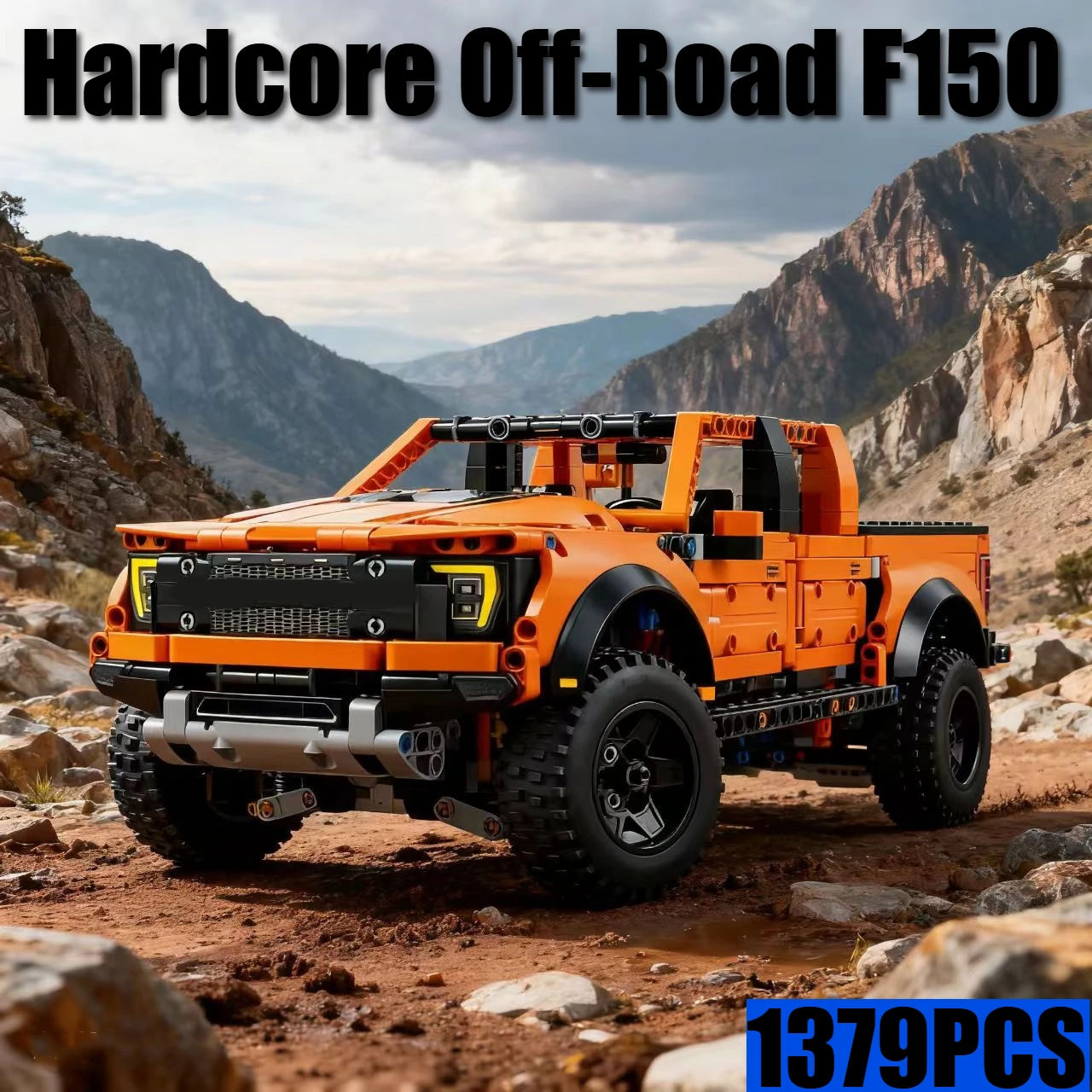 

1379PCS Tech F-150 Pickup Truck Racing Car Compatible 42126 High-Tech MOC Building Block Model Vehicle Bricks Toys Gifts