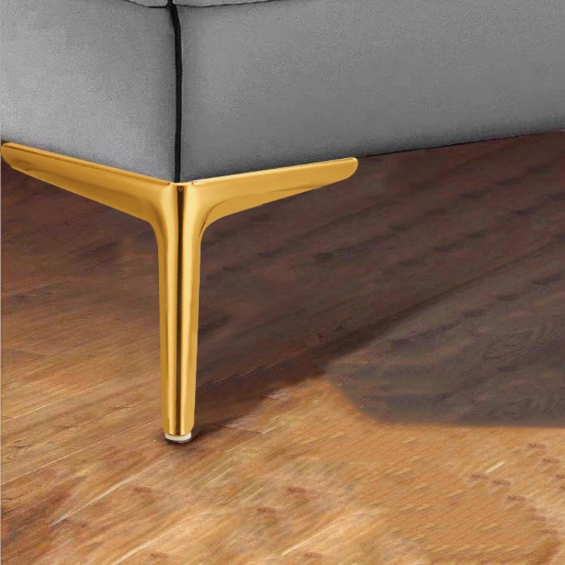 4pcs Sofa Legs for Furniture Metal Black Gold Tv Cabinet Bed Coffee Table Legs Desk Stool Chair Foot Hardware 12/15/18/25cm