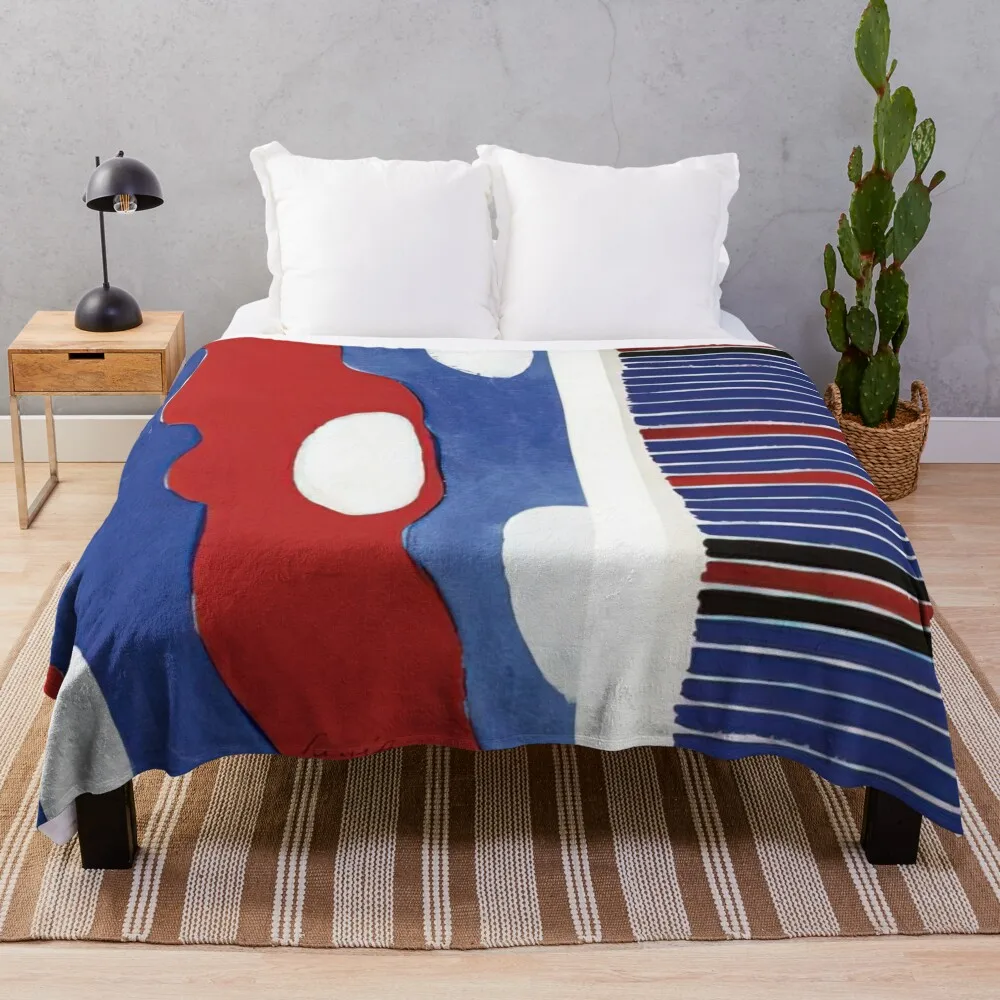 TISSU PROJECT By Sonia Delaunay Throw Blanket Decoratives Sleeping Bag Winter beds Blankets