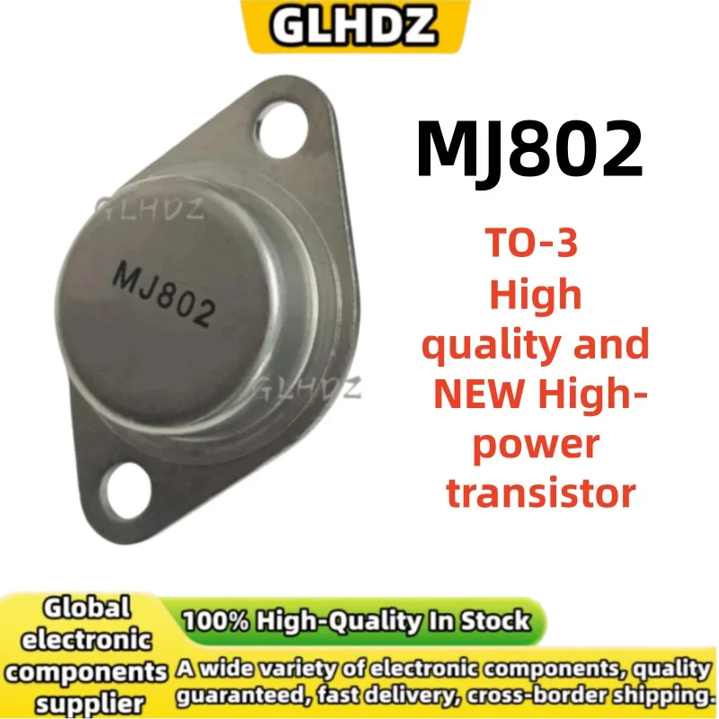 100%New and Quality 5PCS-20pcs MJ802 High-power transistor TO-3 In the warehouse