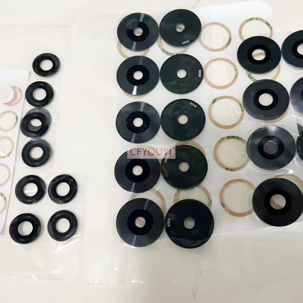 50Set/lot New Back Rear Camera Glass Lens Cover with Adhesive Stickers For Infinix Hot 30 X6831