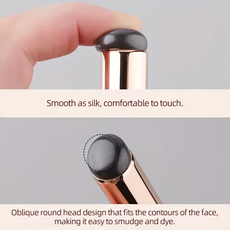 Silicone Lip Brush With Cover Cap Concealer Brush Like Fingertips Q Soft Lipstick Makeup Brushes Round Head No Broken