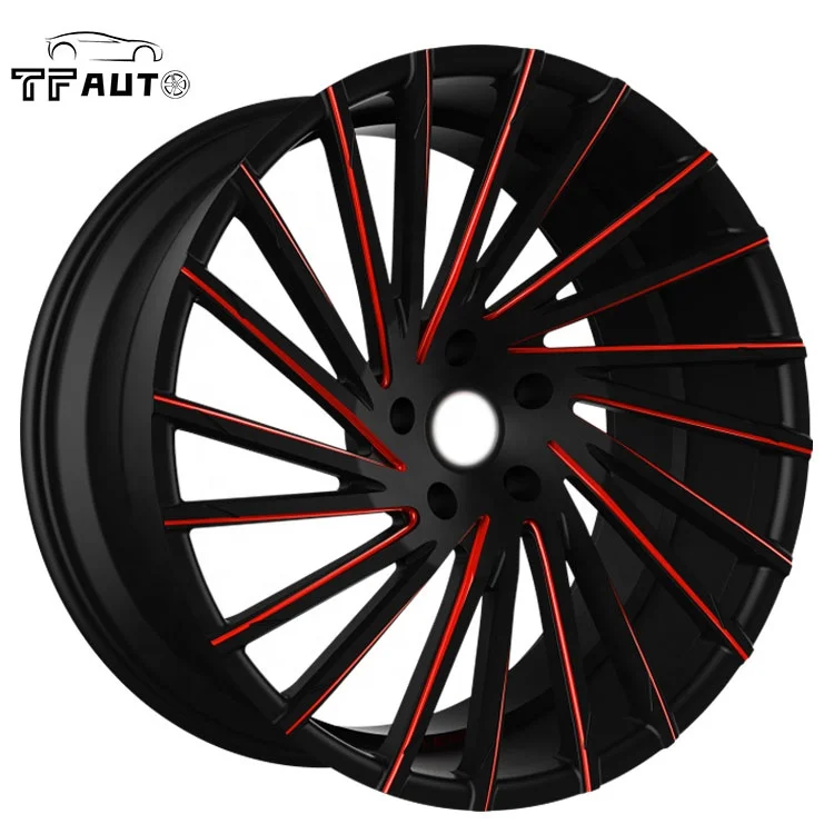 16 19 inch vintage aluminum alloy mag forged racing car monoblock chrome wheel gold red wheelrim wheels