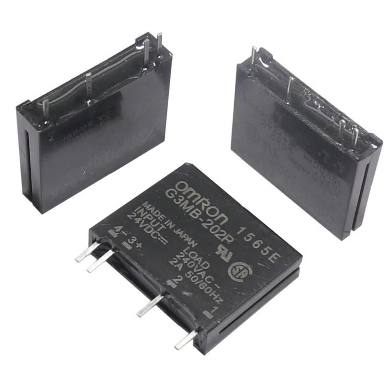【5-2PCS】G3MB-202P Relay Module DC-AC PCB SSR In 5V 12V 24V DC Out Solid State Relay Module