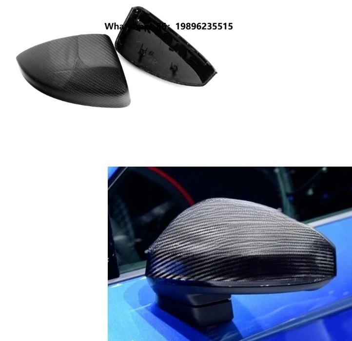 OEM Style Mirror Caps Without Lane Assist Mirror CoversFor R8 MK3 TTTTS 2016 2017 2018 Carbon Fiber Car Side Mirror Cover