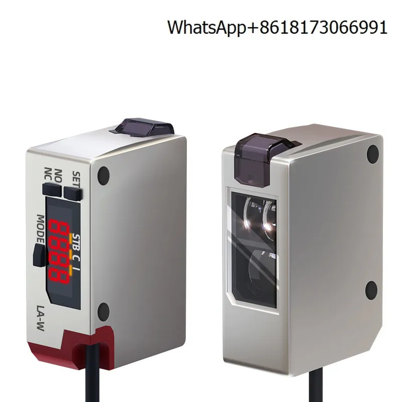 1PCS Long-range dual-spot color scale sensor LA-W120 intelligent color recognition photoelectric switch