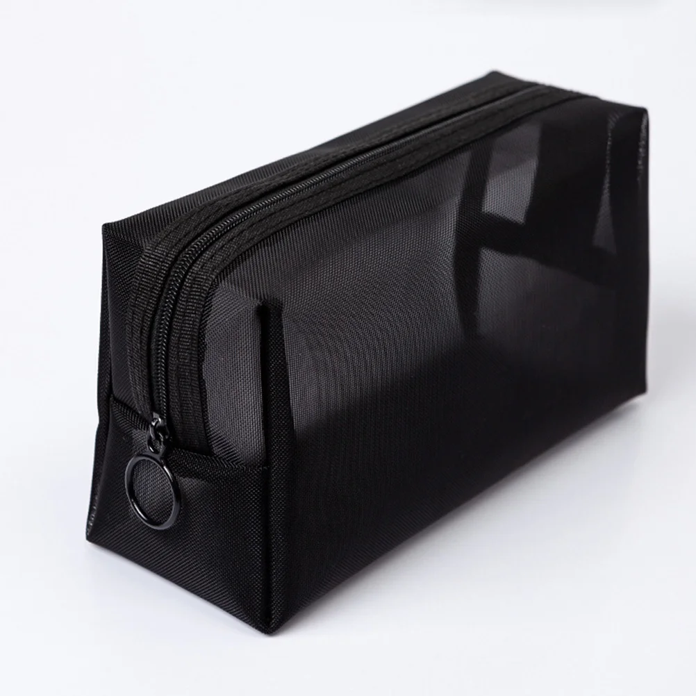 

3Pcs Travel Makeup Bag Set Fine Workmanship Mesh Organizer for Cosmetics Toiletries Lipstick Toothbrush Napkin Portable Daily