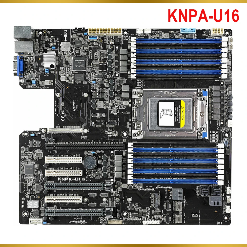 

Для Asus KNPA-U16 поддерживает материнскую плату рабочей станции с 16 слотами и 2 ТБ ОЗУ.