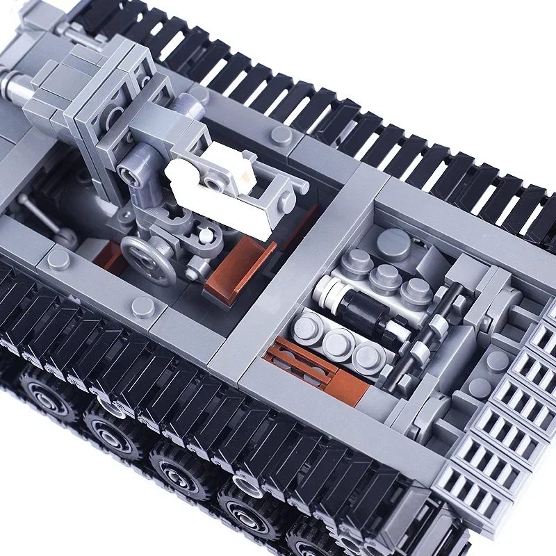 MOC Militare WW2 STUG III Carro Armato Building Blocks Germania Soldati Figure Artiglieria Armi Giocattoli Per Bambini Accessori Esercito Auto Mattoni