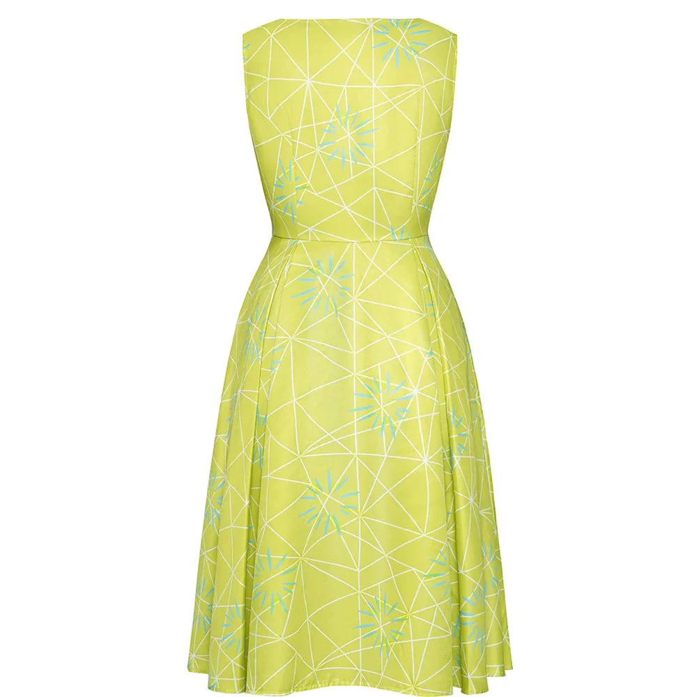 Anime Inside Out 2 Joy Cosplay Costume Adult Women Dress Uniform Fireworks Geometric Pattern Clothes Halloween Outfit