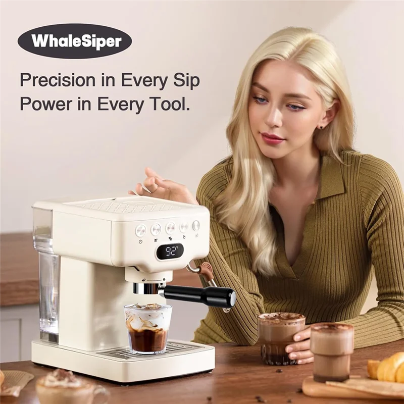 فلتر القهوة بدون قاع مقاس 54 مم مع شاشة عفريت، رأس 3 أذن لآلات Breville Barista Express Barista Pro Espresso-AB09