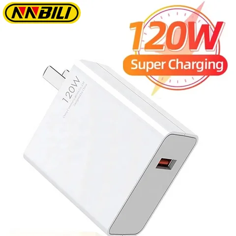 NNBILI 67W 120W USB Fast Charger Quick Charge 3.0 for Xiaomi Mi 14 13 12 11 10 Pro Mobile Phone Charger Adapter 6A Type C Cable