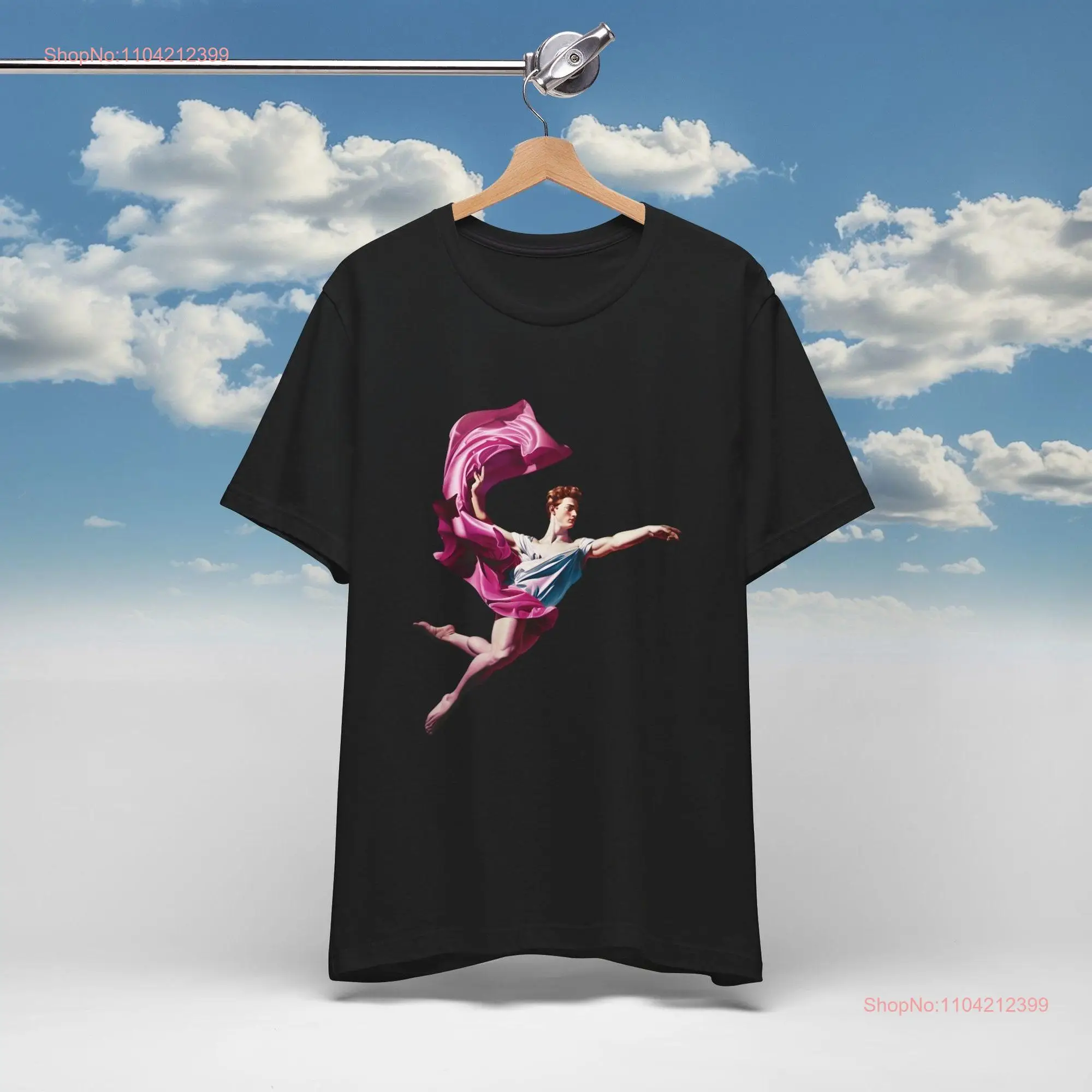 Classical Renaissance T Shirt Elegant Flowing Design Sky Dancer Colorful Art Print for Lovers Michelangelo Classical Renaissance T Shirt Elegant Flowing Design Sky Dancer Colorful Art Print for Lovers Michelangelo
