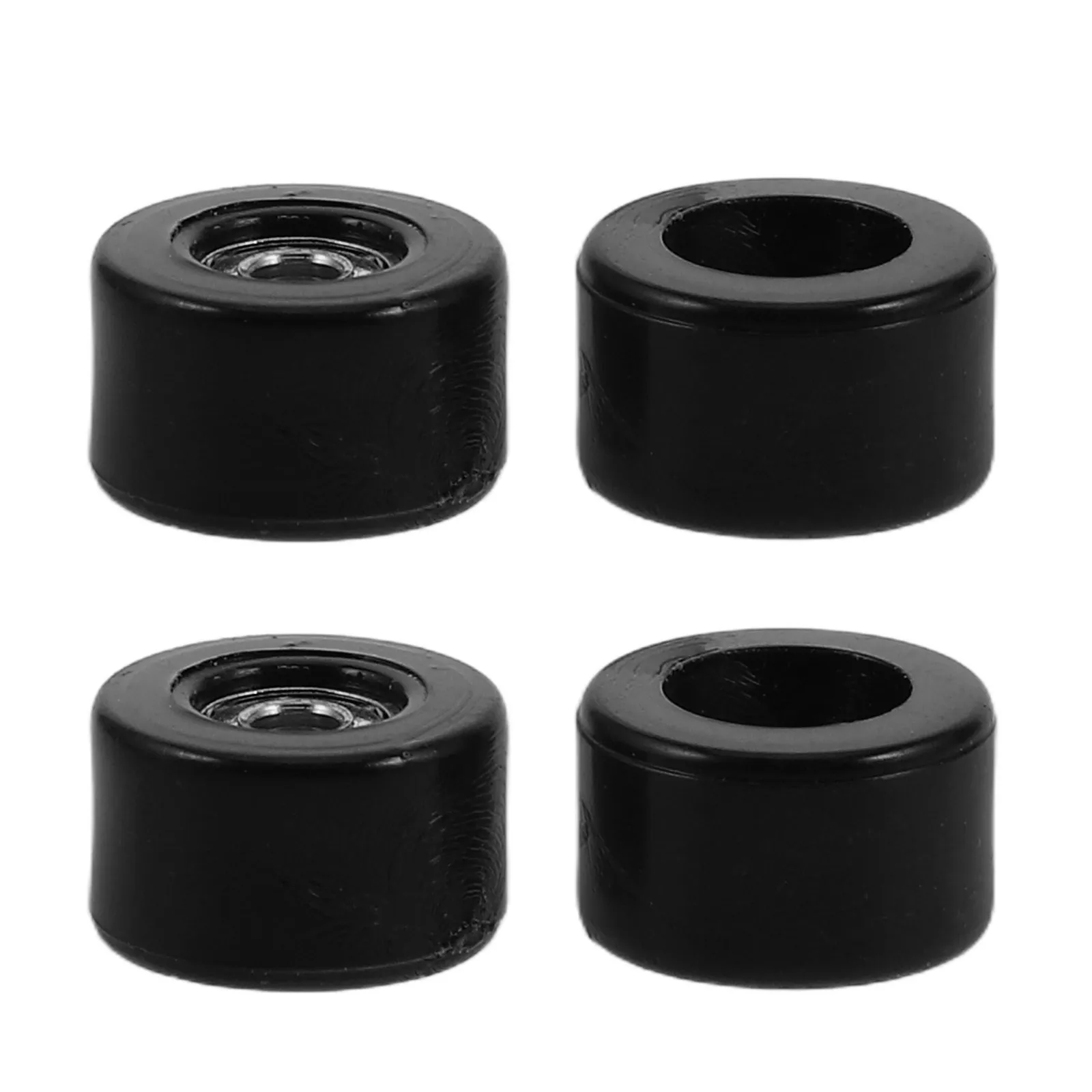 

4pcs Finger Skateboard Wheels Bearings High-Speed Smooth Rolling Replacement Sturdy Wheel Set For Mini Skateboard Repairing