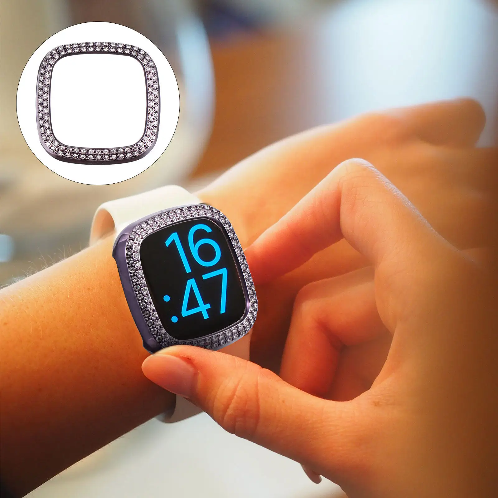 

Защитный чехол для умных часов, совместимый с Versa3 Sense, полностью защитный корпус, легко устанавливаемый аксессуар для часов