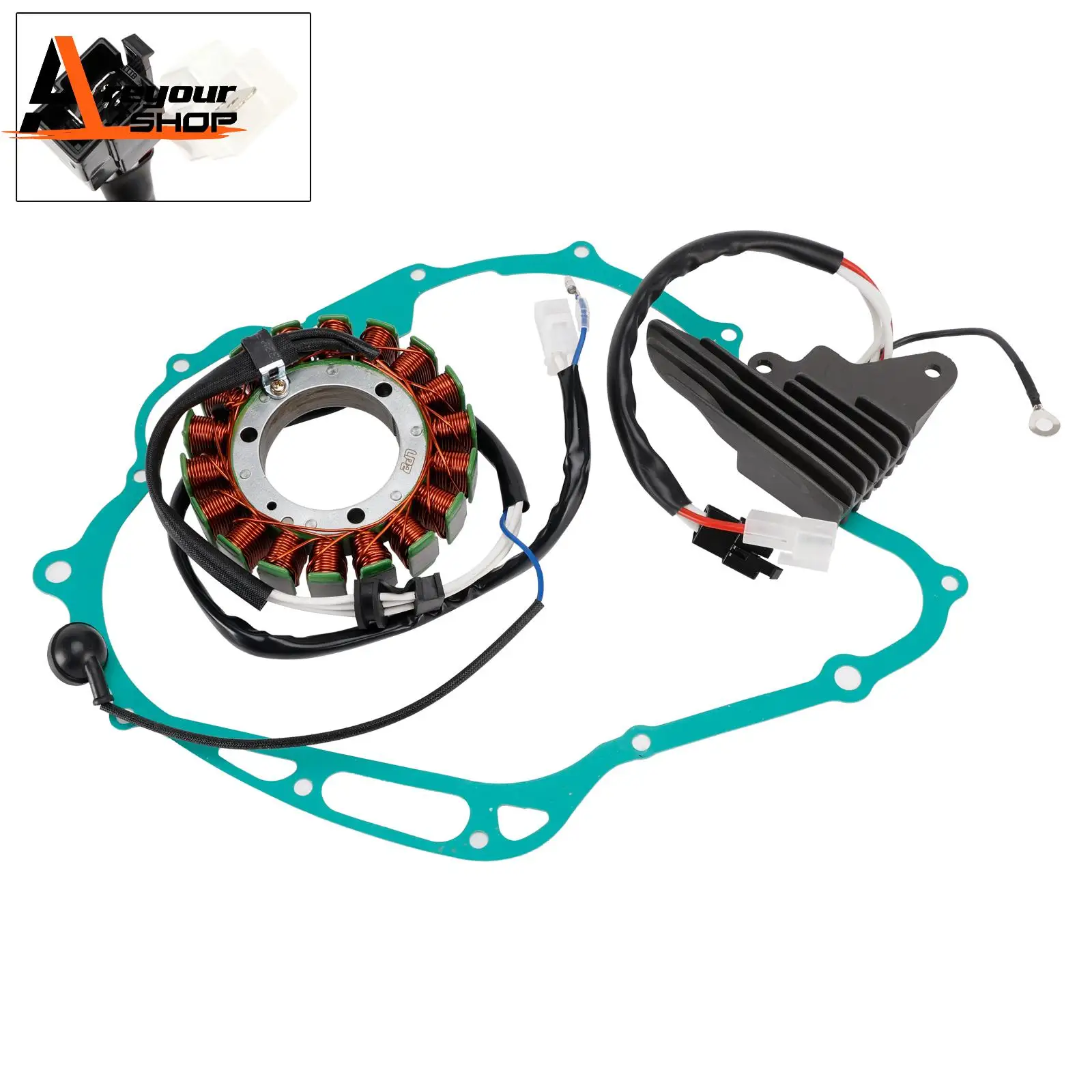 

Magneto Stator Regulator Gasket Kit for Yamaha Virago XV 1100 750 1991 1992 1993 1994 1995 1996 1997
