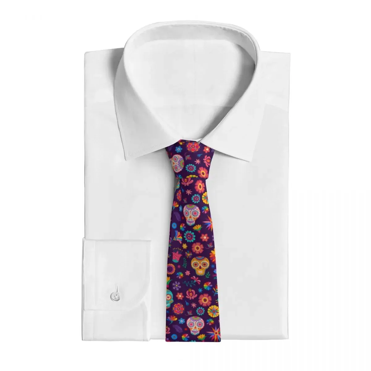 Dia De Los Muertos Mexican Tie Necktie  Clothing Accessories