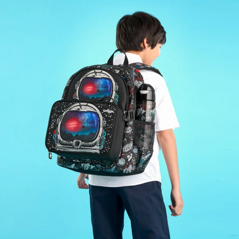

Genuine Australian Smiggle The Vast Black Universe Schoolbag Meal Bag Lunch Box Pencil Bag Students Back To School Anime Gift