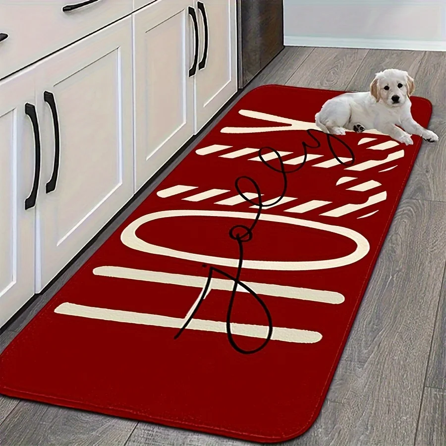 Peppermint Swirl Holly Candy Area Runner Rugs Living Room Sofa Side Kitchen 1/2/3pcs Set Bedside Laundry Floor Mat