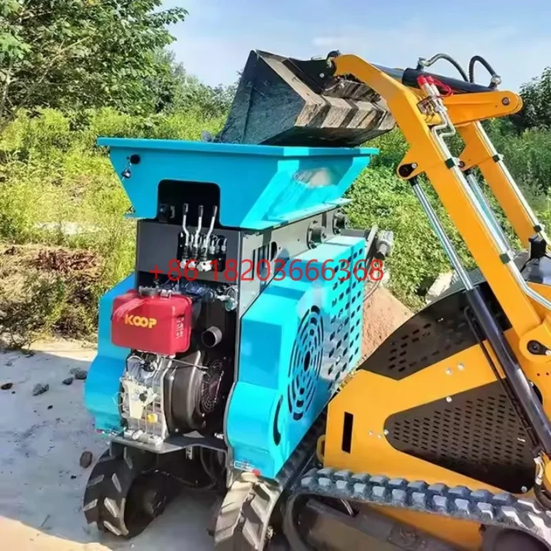 Customized Industrial Mobile Rock Crushing Machine Jaw Crusher Diesel Electric Engine Motor For Mining/Construction Stone Ore Co
