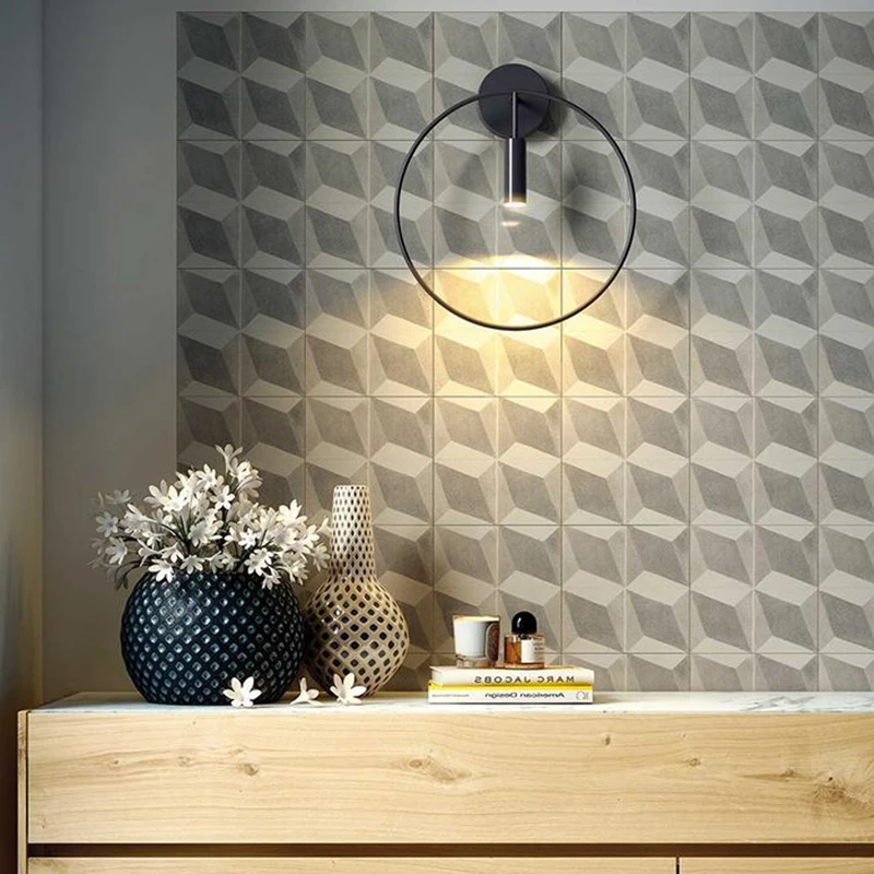 Revolta Wall Light Nordic Creative Personality Designer minimalist wall light Bedside Lamp Corridor lounge decoration light