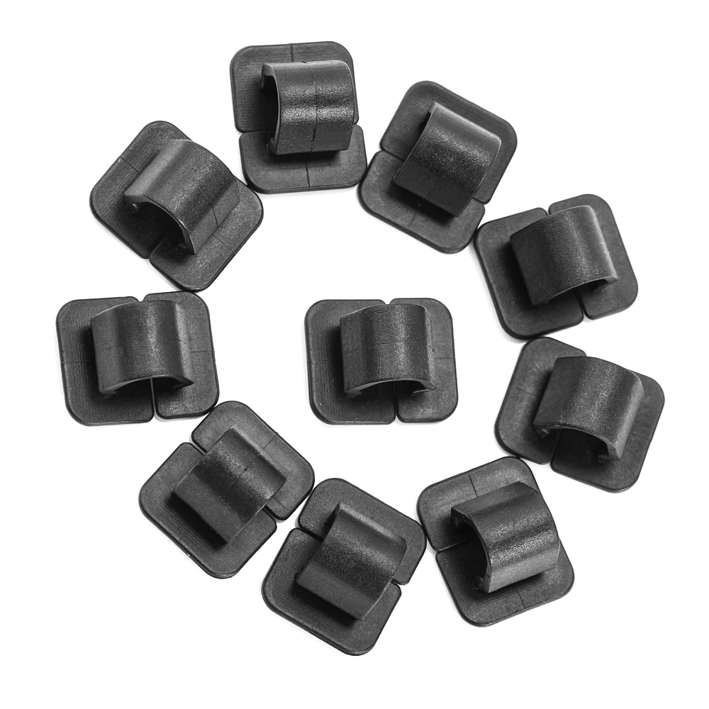 10pcs Car Hood Bonnet Insulation Clips Rivet Retainer Fastener for Ford Galaxy MA6 Fiesta Figo Raptor SV1 Mustang Mondeo Focus