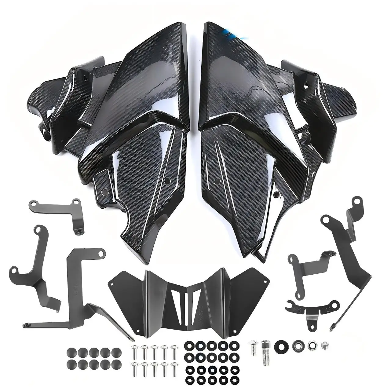 Suitable for Yamaha MT09 SP XSR900 Tracer 900GT Modified Carbon Fiber Motorcycle AccessoriesLower Spoiler Side Panel