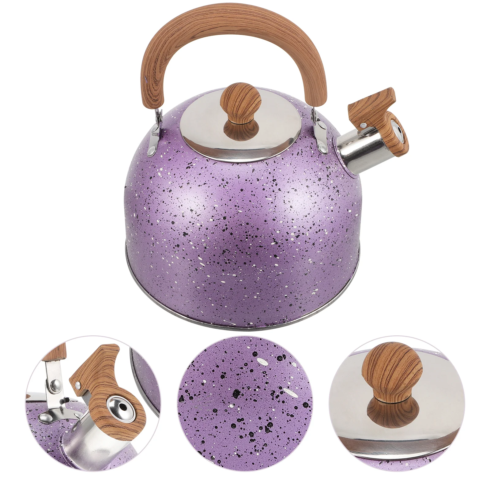 

Water Jugs Stainless Steel Kettle Pot for Boiling Metal Coffee Convenient Practical Purple Travel