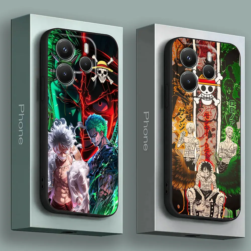 

Soft Case For Xiaomi Redmi Note 15 14 13 12 11 10 Pro Plus For Redmi 15C 15 14C 13C 12C Phone Cover Luffy Zoro Anime One Pieces